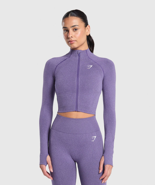 GYMSHARK VITAL MIDI ZIP UP JACKET